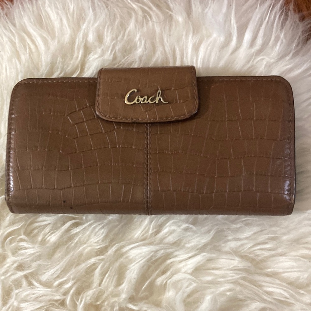Vintage Coach Alligator skin wallet